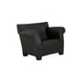 Fauteuil Bubble Club plastique noir / Philippe Starck, 2000 - Kartell
