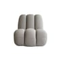 Fauteuil rembourré Toe tissu beige - 101 COPENHAGEN