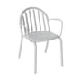Stapelbarer Sessel Fred's metall grau - Fatboy