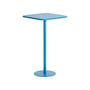 Mange-debout Week-end métal bleu / 60 x 60 cm x H 105 cm - Aluminium - Petite Friture