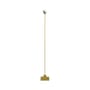 Schnurlose Outdoor-Stehleuchte Snowball LED glas gold / H 122 cm - Northern 