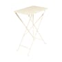 Table pliante Bistro métal beige / 57 x 37 cm - 2 personnes - Fermob