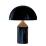 Lampe de table Atollo Large métal noir / H 70 cm / Vico Magistretti, 1977 - O luce