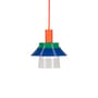 Sospensione Romi materiale plastico multicolore / Ø 20 x H 22 cm - Plastica riciclata / Made in France - Warren & Laetitia