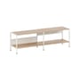 Console bassa UNIT 1 metallo bianco / H 50 x L 164 cm - TIPTOE