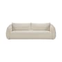 Canapé droit Figur tissu blanc / 3 places - L 244 cm - Ethnicraft