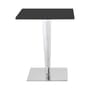 Top Top - Contract outdoor Square table plastic material black Square table top - Kartell