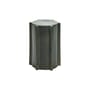 Table d'appoint Pawn Geometric céramique vert / Tabouret - Ø 31,3 x H 45 cm - Serax