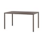 Table rectangulaire Piave marron / 140 x 80 cm - Stratifié texturé - NARDI
