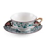Tasse à thé Hybrid Aspero céramique multicolore / Set tasse + soucoupe - Seletti