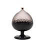 Centre de table Pumo plastique noir / Ø 21 x H 29 cm - Kartell