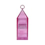 Lampe extérieur sans fil rechageable Lantern LED rose / Fabio Novembre, 2017 - Recyclé - Kartell