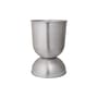 Pot de fleurs Hourglass Large métal argent / Ø 50 x H 73 cm - Ferm Living