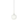 Suspension Rime verre blanc / Ø 18 -  Soufflé bouche - Muuto