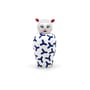 Canopie Zoé Vase ceramic blue white / with lid - Seletti