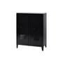 Armadio Casier B2 metallo nero / 2 supporti - L 80 x H 102 cm / Ripubblicato nel 1930 - Tolix