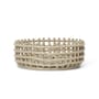 Ceramic Basket ceramic beige / Ø 29 x H 10 cm - Hand-made - Ferm Living