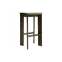 Chisel 30 High High stool wood green / H 75 cm - Hay