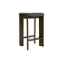 Chisel 30 Low High stool textile green / Height: 65 cm - Fabric upholstery - Hay