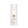 Lampe extérieur sans fil rechargeable The Muse métal blanc / IP44 - Verre - TALA