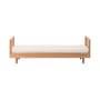 Letto 1 persona Pure legno naturale / 92 x 207 cm - 2 Montanti con barre - NOBODINOZ