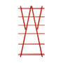 Libreria Nuvola Rossa legno rosso / Vico Magistretti, 1977 - L 100 x H 192 cm - CASSINA