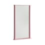 Miroir mural Pipeline Large métal rose / L 66 x H 117,5 cm - raawii