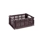 Panier Colour Crate plastique rouge Medium / 26,5 x 34,5 cm - Recyclé - Hay