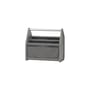 Panier Locker Box SMALL tissu gris / Organiseur de bureau - L 36,5 cm / Konstantin Grcic, 2021 - Vitra