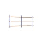 Regal Wall Shelving – ws.65.2 holz natur / B 162 x H 65 cm x Prof. 17,5 cm - MOEBE