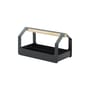 Vaschetta portaoggetti Haus Toolbox metallo nero / 36 x 18 cm - Normann Copenhagen