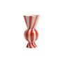 Vase Rhombic céramique rouge / Ø 16 x H 29,5 cm - Peint à la main - & klevering