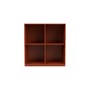 Ablage Show holz orange / B 69,6 x T 30 x H 72,6 cm - MONTANA