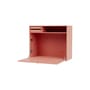 Studio Wall writing desk wood pink / W 69.6 x H 58.2 cm - MONTANA