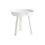 Table basse Around Small bois blanc / Ø 45 x H 46 cm - Muuto
