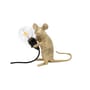 Tischleuchte Mouse Sitting #2 / Souris assise plastikmaterial gold / sitzende Maus - Seletti