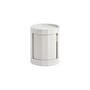 Ablage Facet Low plastikmaterial grau / H 48 cm - 1 Tür - Hay