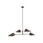Pendelleuchte Bonnet SC93 metall braun / B 140 x H 140 cm - &tradition