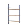 Étagère Magazine Shelving – MS.115.1 bois naturel / Pour livres et magazines - L 85 x H 123 cm - MOEBE