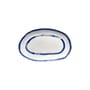 Plat de service The Line-up céramique bleu / Ovale - 34 x 21 cm - Serax