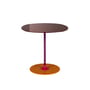 Table d'appoint Thierry verre rouge / 45 x 45 x H 45 cm - Verre - Kartell