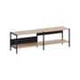 niedrige Konsole UNIT 1 metall schwarz / H 50 x B 164 cm - TIPTOE