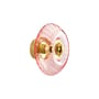 Wandleuchte Grace glas rosa / Small - Ø 20 cm - ELEMENTS LIGHTING