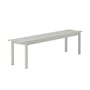 Banc Linear métal gris / L 170 cm - Muuto