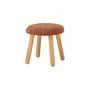 Kinderhocker Aksel textil braun / H 29 cm - Bloomingville