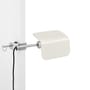 Klemmlampe Apex Clip metall weiß / Sockel für Schraubstock – schwenkbar / H 27,5 cm - Hay