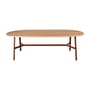 Ovaler Tisch So'O holz orange / 220 x 95 cm - 9 bis 10 Personen - Fermob