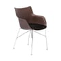 Poltrona Q/Wood legno naturale / Legno modellato - Kartell