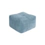 Pouf Buddy tissu bleu / 50 x 50 cm - KARUP