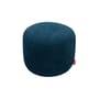 Pouf Point Cord tissu bleu / Velours côtelé - Ø 50 cm / 100% recyclé - Fatboy